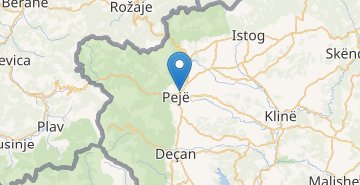 地图 Peć