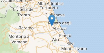 Mapa Giulianova