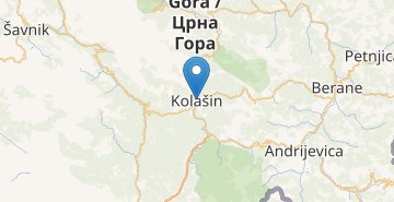 Kaart Kolašin