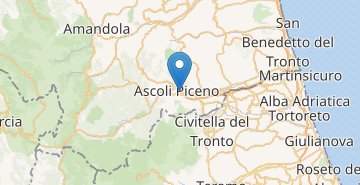 Zemljevid Ascoli Piceno