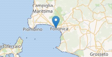 Kaart Follonica