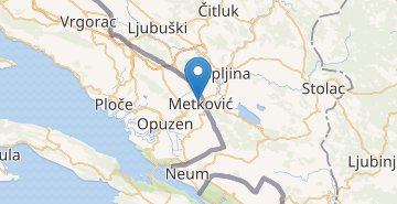 地图 Metković