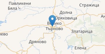 Карта Велико-Тырново