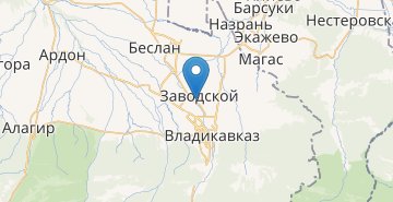 Mapa Vladikavkaz