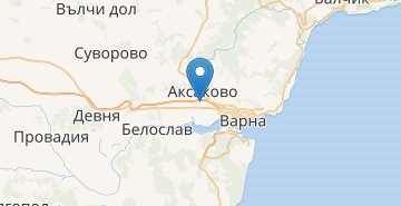 Карта Варна аэропорт