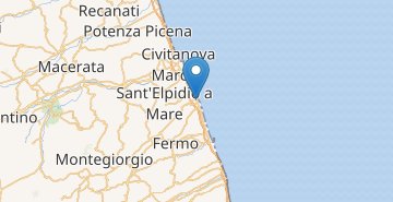 Kaart Porto Sant Elpidio