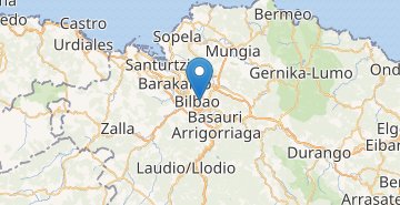 Map Bilbao