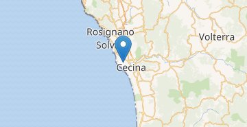 地図 Cecina