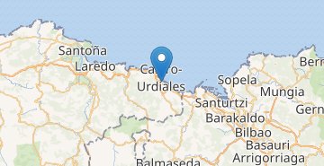 地图 Castro Urdiales (Cantabria)