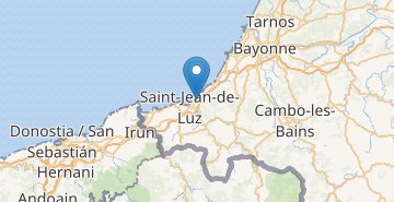 Mapa Saint-Jean-de-Luz