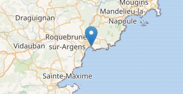 Harta Saint-Raphaël
