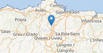 Мапа Lugo De Llanera