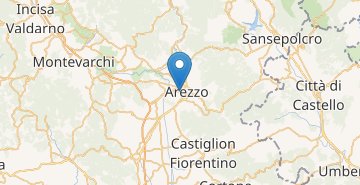 Map Arezzo
