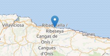 Žemėlapis Ribadesella