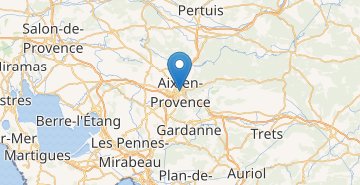 Mapa Aix-en-Provence