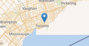 Kaart Toronto