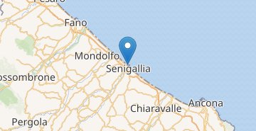 Kaart Senigallia