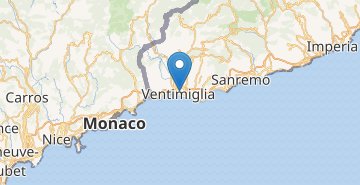 Mapa Ventimiglia