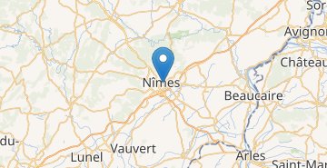 Mapa Nimes