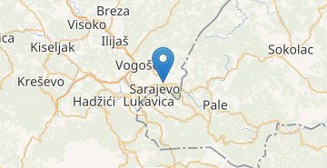 Мапа Сараєво