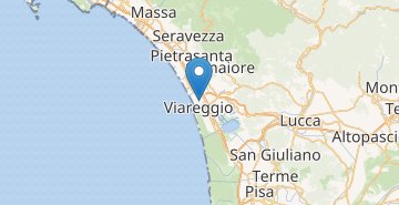 Mapa Viareggio