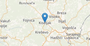 Карта Kiseljak