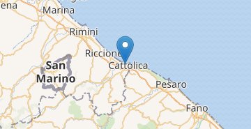 Map Cattolica