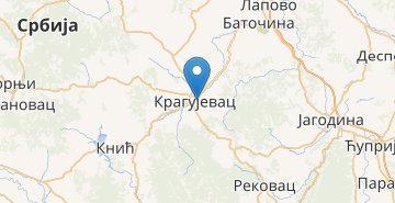 Карта Крагуеваць