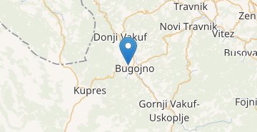 Mapa Bugojno