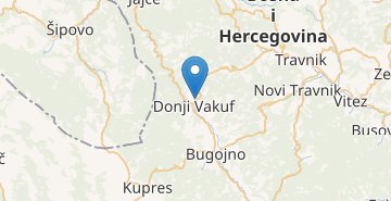 Žemėlapis Doni-Vakuf