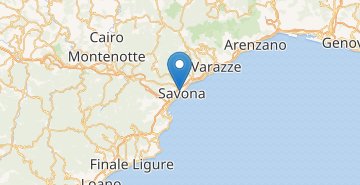 Mapa Savona