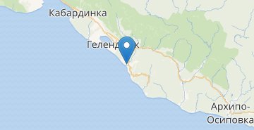 Map Divnomorskoye
