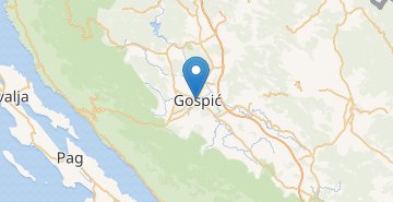 Карта Госпич