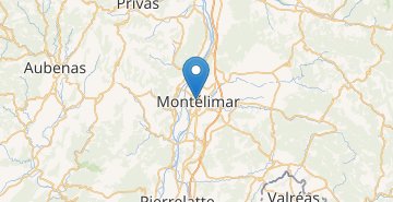 Mapa Montélimar