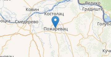 Map Pozarevac