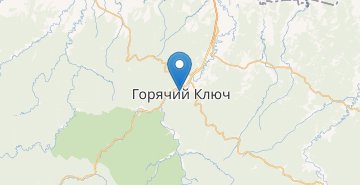 Mapa Goryachy Klyuch