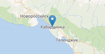 地图 Kabardinka