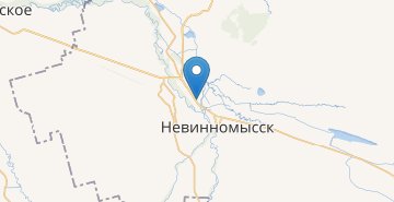 Мапа Невинномиськ