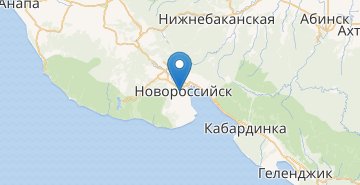 Карта Новороссийск