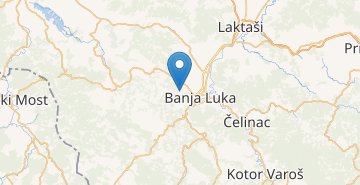 Карта Баня-Лука
