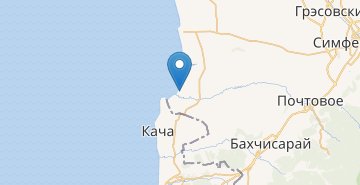 Карта Песчаное (Крым)