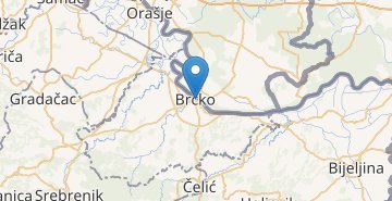 Карта Brčko