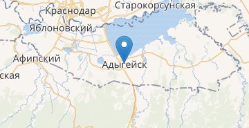 Mapa Adygeysk