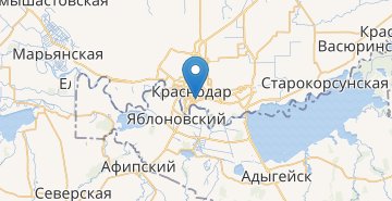 Mapa Krasnodar