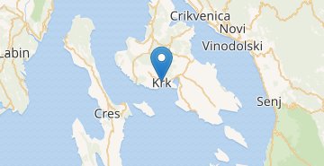 Mapa Krk