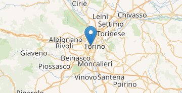 Mapa Torino