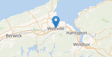 Mapa Wolfville