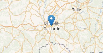 Map Brive-la-Gaillarde