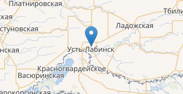 Мапа Усть-Лабінськ