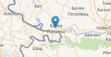 地図 Bačka Palanka